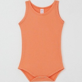 Resim Breeze Kız Bebek Çıtçıtlı Atlet Zıbın Body Jakarlı 9 Ay-3 Yaş, Somon SOMON 