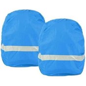 Resim Pazly Yürüyüş Yansıtıcı Su Geçirmez Hafif Bisiklet Seyahat Sırt Çantası Mavi Şeritli Mavi 