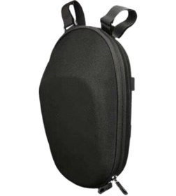 Resim Suntek Scooter Ön Gidon Çantası Seyahat Motosikleti İçin Siyah 