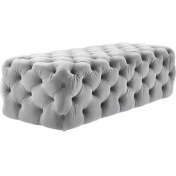 Resim Eriza Home Chester Bench Gri 120 x 40 x 40 cm 