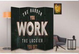 Resim Motivasyon Temalı Özel Tasarım Paravan Room Divider PRV1080, 180 x 180 