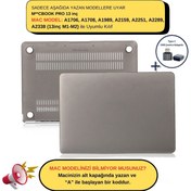 Resim Macbook Pro Kılıf 13inç M1-M2 A1706-08 A1989 A2159 A2251 A2289 A2338 ile Uyumlu Mat 