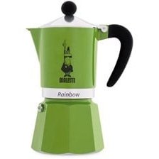 Resim Bialetti Rainbow Moka Pot 3 Cup Yeşil 
