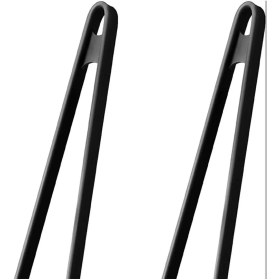 Resim 29 cm Siyah Isıya Dayanıklı Silikon Kızartma Maşası 