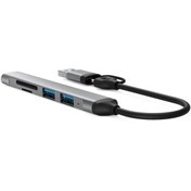 Resim Winex 5in1 UsbA ve Type-C To UsbA 3.01, TF, SD Çoklayıcı Hub Adaptör 