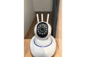 Resim TKÇ Wifi Kamerası Çift Yönlü Bebek Güvenlik Kamerası Gece Görüşlü 
