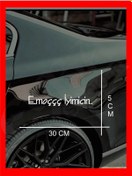 Resim Emoççç İyimicin Sticker 30x5 Yapıştırma Emoç Yazısı Beyaz 