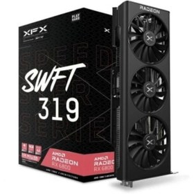 Resim XFX Speedster SWFT 319 RX 6800 XT Core 16GB Gaming Ekran Kartı (RX-68XTAQFD9) XFX