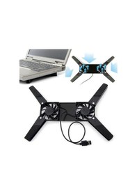 Resim Katlanabilir Laptop Soğutucu 2 Fanlı 