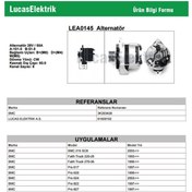 Resim Lucas 24V Alternatör Dinamo 55 A L N11.357 