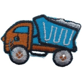 Resim Aplike Ütü İle Yapışan Kamyon Mavi Arma 2x3 cm 