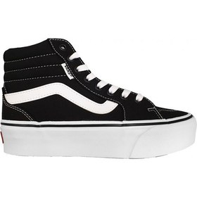 Resim Vans Filmore Hi Platform Kadın Siyah Sneaker.- 
