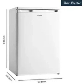 Resim Kumtel 3 Çekmeceli Dikey Dondurucu 88L HFR-100 