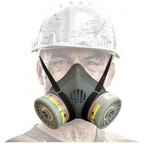 Resim Maxsafety Yarım Yüz Gaz Maskesi + 2 Adet Abek1 Filtresi Yymset-1 