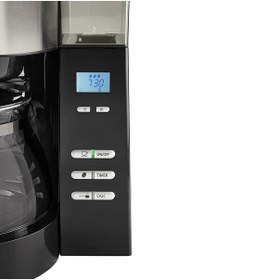Resim melitta Aroma Fresh Paslanmaz Çelik Filtre Kahve Makinesi Siyah 