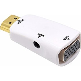 Resim Alfais 4867 HDMI To VGA Çevirici Dönüştürücü Adaptör 