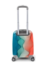 Resim Coral High Renkli Desenli Mini Kabin Boy Valiz 40cm 16762 Çok Renkli 