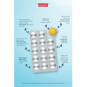 Resim Easyvi̇t Easyfishoil Omega 3 Çiğnenebilir 30 Jel Tablet 2'li Set 