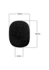 Resim Boya Yaka Mikrofonu Universal Mikrofon Süngeri 2 Li Paket 