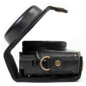 Resim MegaGear Sony Dsc-Rx100VI, Rx100V, Rx100IV Deri Kamera Çantası 