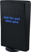 Resim Tolesum PS5 için Toz Kapağı, PS5 Toz Kapağı, Playstation 5 Konsolu için Su Sıçramasına Dayanıklı Kapak Dijital Sürüm/Ultra HD-PS5 Slim için değil-(Siyah) 