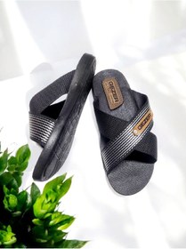 Resim Erkek Çapraz Bant Rahat Taban Ev Ve Dışarı Terliği 