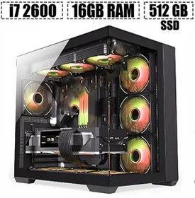 Resim DMC N331 (PUBG,GTA 5) İ7 2600 16GB RAM 512GB SSD,8GB RX580 Oyuncu Masaüstü Bilgisayarı 