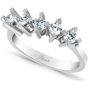 Resim 0.22 Ct Pırlanta Beştaş Yüzük 