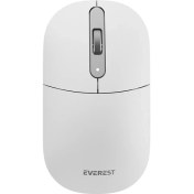 Resim Everest SMW-384 USB Beyaz 2.4ghz Kablosuz Mouse Wireless Mouse Ultra Premium Süper Sessiz 