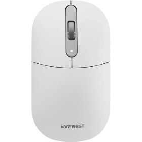 Resim Everest SMW-384 USB Beyaz 2.4ghz Kablosuz Mouse Wireless Mouse Ultra Premium Süper Sessiz 