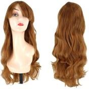 Resim My Hair Türkiye Fiber Sentetik Peruk - Bakır Karamel 70 CM 200 G 