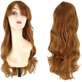 Resim My Hair Türkiye Fiber Sentetik Peruk - Bakır Karamel 70 CM 200 G 