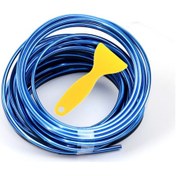 Resim Mavi Trim Fitil Araç Içi Torpido Fitil Yeni Nesil Nikelaj Ip Şerit 5M 