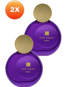 Resim AVON Far Away Rebel Kadın Parfüm Edp 50 Ml. İkili Set 