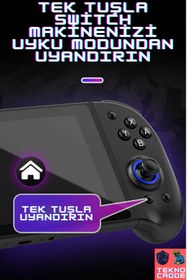 Resim beboncool JOY-04 Nintendo Switch/Switch Lite/Switch Oled Makro Tuş Kademeli Tetik Joy-Con Oyun Kolu 