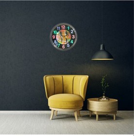 Resim Tüm Gece Karanlıkta Görünen Işıklı Fosforlu Led Lambalı 40 Cm Met Metalik 