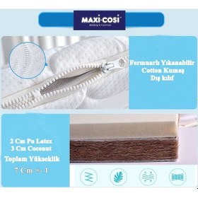 Resim Maxi Cosi 70 x 120 Latex Mattress Ortopedik Coco Latex Bebek Yatağı 