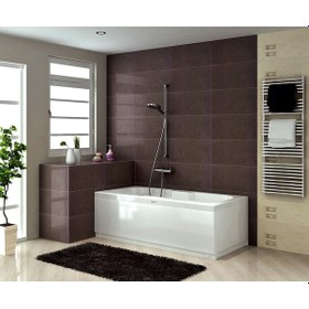 Resim Shower 80X170 Valencıa Kolluklu Düz Küvet 