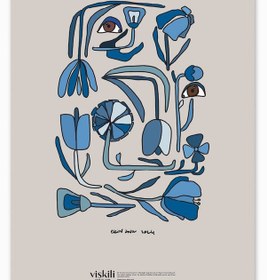 Resim Anason İşleri Göz Gülleri Viskili Poster 50x70cm 
