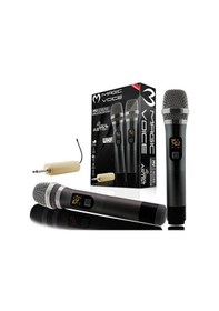 Resim Powermaster Magicvoice Mv-1302ee 2 El Kablosuz Mikrofon 
