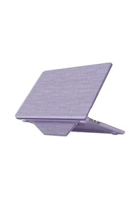 Resim Newface Apple Uyumlu MacBook Air 13.6 MacBook Kumaş Kapak - Mor 