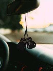 Resim HD Araba Süsü Boks Eldiveni Dikiz Aynası Süsü Hediyelik 