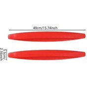 Resim Evrensel Araba Tampon Koruyucu Şerit Karbon Fiber Vücut Kazanmaya Dayanıklı Şerit Otomobil Koruması Red, Large 