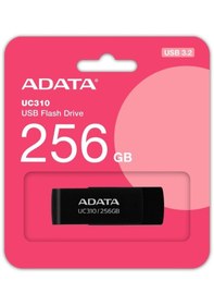 Resim Adata Uc310-256gb 256gb Usb3.2 Gen1 Black Flash Bellek 