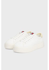 Resim Tommy Jeans Bayan Ayakkabı En0en02792 Ybl Beyaz Beyaz 