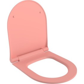 Resim Bocchi Pure Slim Soft Klozet Kapağı Mat Somon A0336-032 Beyaz 