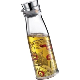 Resim Dressing Shaker 250 Ml, Ölçekli, Paslanmaz Çelik Kapaklı Sos Karıştırıcı, Yağdanlık 
