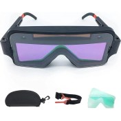 Resim Pandoraplanet Nanlıy- Kaynak Gözlüğü Otomatik Kararan Güneş Enerjili Kaynak Gözlükleri Maske Kask Kaynakçı Güvenlik Koruyucu Gözlük Kaynakçı Gözlükleri (Yurt Dışından) 