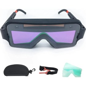 Resim Pandoraplanet Nanlıy- Kaynak Gözlüğü Otomatik Kararan Güneş Enerjili Kaynak Gözlükleri Maske Kask Kaynakçı Güvenlik Koruyucu Gözlük Kaynakçı Gözlükleri (Yurt Dışından) 