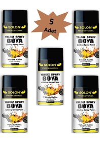 Resim 5 Adet Bakır Yaldız Sprey Boya 400 Ml 